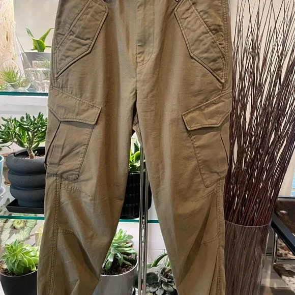 rag & bone Woman’s Khaki Cargo Pants - Picture 3 of 7